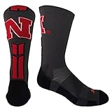 Nebraska Cornhuskers Baseline 3.0 Crew Socks