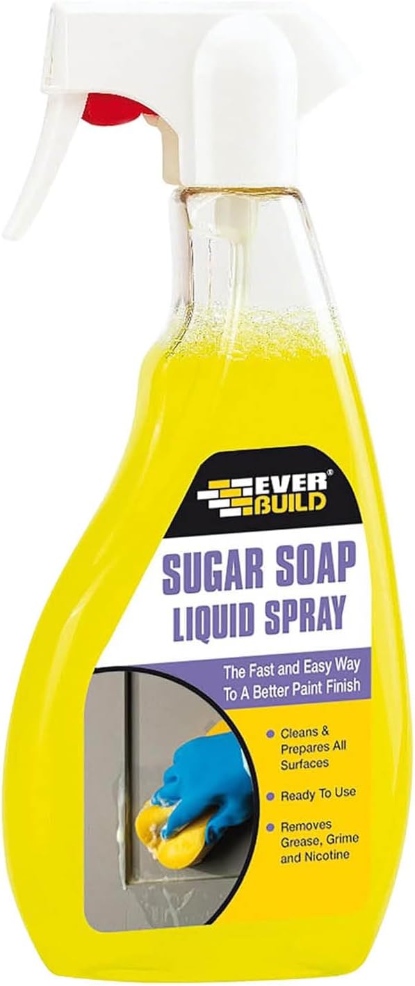 Everbuild Sugar Soap Ready to Use Spray 500ml – Grease Grime Nicotine Stain