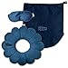 Total Pillow Jumbo Deluxe Set Microbead Pillow and Back Brace Supports Neck, Back and Knees for Supreme Comfort