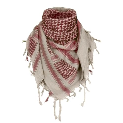M MCGUIRE GEAR Shemagh Tactical Scarf, Middle Eastern Desert Hood, Bandana,  Keffiyeh, Military Style, 100% Cot