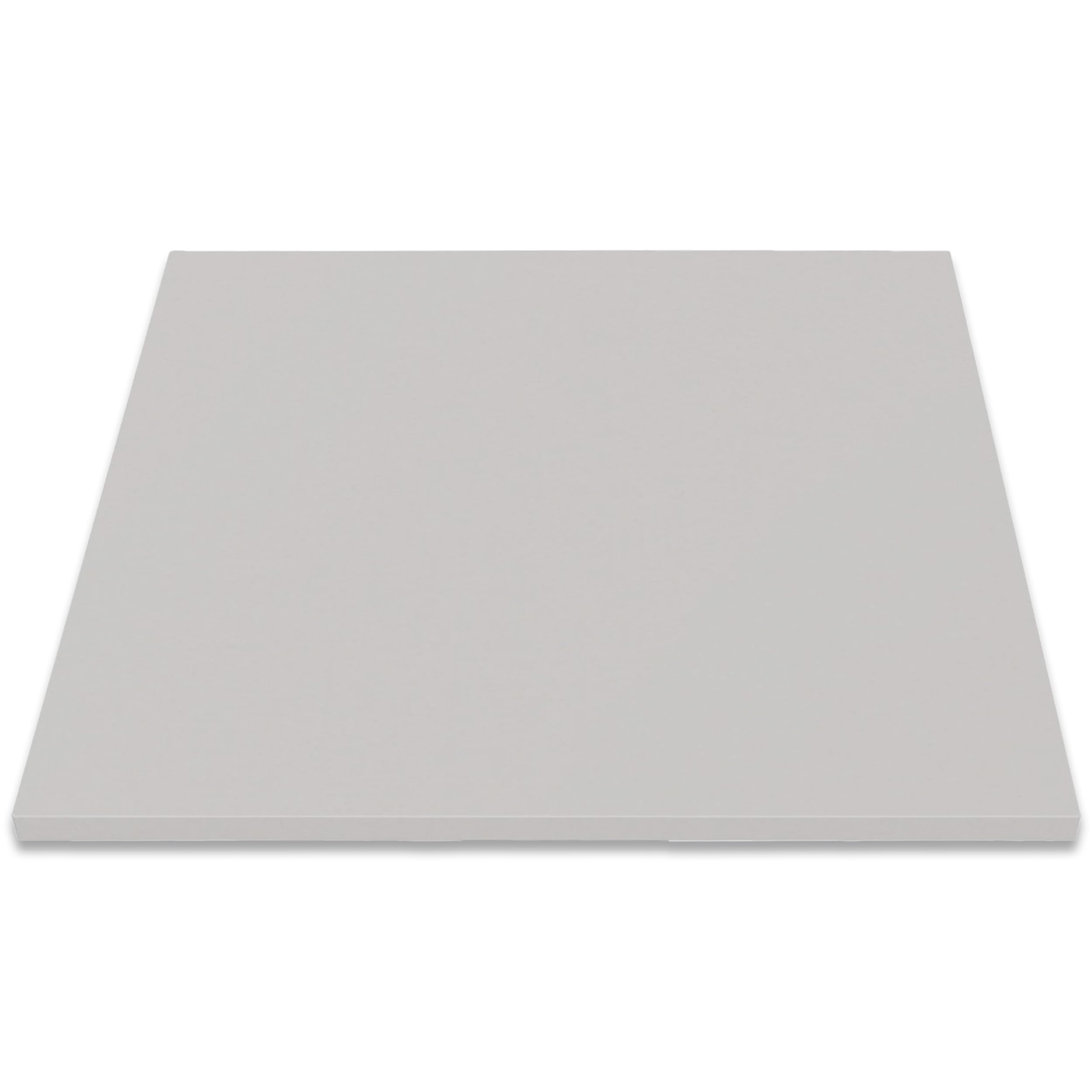 Photo 1 of **DAMAGED CORNER**Restore Furniture Bexyl 42” Square Multipurpose Table Top, Laminate Surface for Dining, Coffee Shop, Bar, Pub, Covered Patio, Kitchen, Commercial Use (Gray, 42" Square)