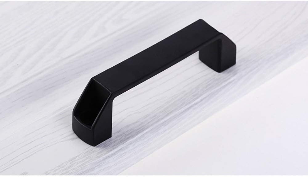 Mango de aleación de aluminio negro equipo manija de puerta caja de