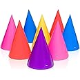 Unique Party Cone Hats, Assorted Colors