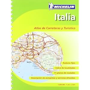 ITALIA - ATLAS DE CARRETERAS MICHELIN (Spanish Edition)