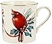 Lenox 6049837 Winter Greetings Cardinal Mug, 1 Count (Pack of 1), Red & Green