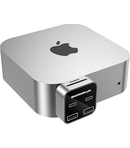 Amazon.com: Mac mini M4 Dock | 6-Port Mac mini Hub with Dual