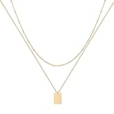 LOKLIFFAI Gold Dainty Choker Necklace Cz Pearl Pendant Necklace 18k Gold Plated Beads Chain Layered Necklace for Women Jewelry Gifts