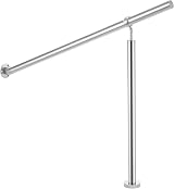 CO-Z Stainless Steel Handrail 120x90 cm Indoor Outdoor 3-4 Steps view 9