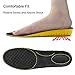 Ailaka Elastic Shock Absorbing Height Increasing Sports Shoe Insoles, Soft Breathable Honeycomb Orthotic Replacement Inserts for Men & Women