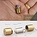 The World's Smallest Kerosene Lighter! Height 2.5cm/φ 1.3cm Capsule Lighter Portable Metal Miniature EDC Gear Waterproof Tiny Peanut Lighter (Fuel not included) (The Smallest Gold)