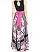 Roiii Vintage Women Summer Boho Floral Long Casual Party Plus Size Maxi Dress