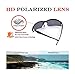 Br’Guras Polarized Sports Sunglasses for Men Women Running, Baseball, Cycling, Fishing, Golf Safety Sunglasses (Black/White, Black)