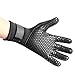 BPS 3mm Neoprene Scuba Gloves with Anti Slip Palm - Full Finger Gloves for Wetsuit, Spearfishing, Paddleboarding, and Other Water Activities - for Kids and Adults (Black/White, X-Small)