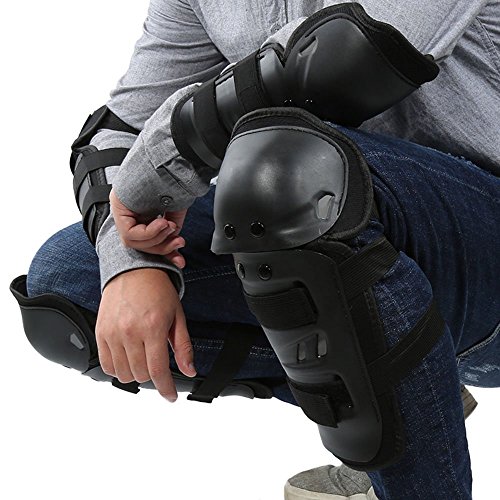 Horly Protective Gear Knee Pads Bicycle Skate Protective Kids 4Pcs Knee Protector Guard Elbow Pad Cycling Bike Racing Motorcycle