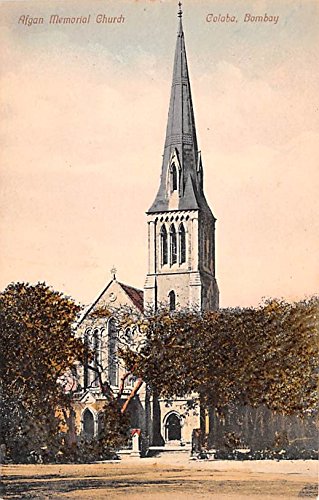 Afgan Memorial Church, Colaba Bombay India Postcard