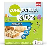 ZonePerfect Kidz Nutrition Bars, No Artificial Flavors or Colors, Sugar Cookie, 1.23 oz, 30 Count