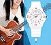 Kids 50M Waterproof Watch,PU Band Wrist Watch for Boys Girls, Light blue