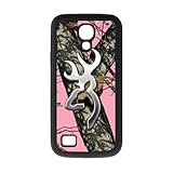 Novel Design Browning Cutter Logo Pink Camo Samsung Galaxy S4 mini i9192/i9198 Best Back Covers TPU Case