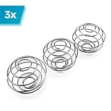 Whisk Ball, Sensus 3 pcs Milkshake Protein Blender Balls, Wire Mixer, Mixing Ball For Shaker, Drink Bottle Cup, Replacement Wire Whisk, Made From Food Grade Stainless Steel