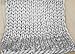 Arm Knitting Yarn Chunky Wool Yarn Bulky Wool Yarn Giant Knit Yarn Extreme Knitting (2.2lbs/1kg, Light Grey)
