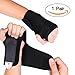 Wrist Brace[1 Pair] XIXOV Wrist Splint Support Training Protector Wrist Wraps for Wrist Pain, Sprain, Carpal Tunnel, Gym Fitness Bands, Black