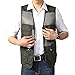 ZQXPP MJ114 Men's Outdoor Multifunction Multi-Pocket Pierced Fishing Vest Photo Journalist's Vest ArmyGreen