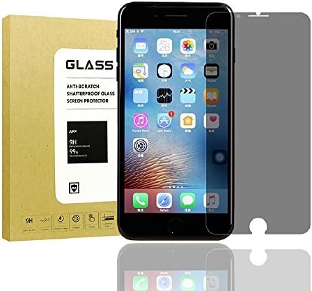 [2Pack] for iPhone 7 Plus/iPhone 8 Plus Privacy Anti-Spy Screen Protector,Lushim[Full Coverage][9H Hardness][Anti-Scratch][Bubble Free] Tempered Glass Screen Protector for iPhone 7Plus/iPhone 8Plus
