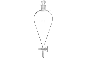 QWORK 1000ml Separating Funnel with 24/29 Joints and Stopcock
