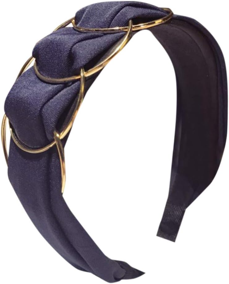Wancooy Fashion Vintage Elastic Printed Head Wrap,Knot Bow Hairband Women Hair Head Hoop Simple Sweet Girls Hair Headband