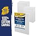 U.S. Art Supply 8x10 inch Stretched Canvas for Painting Super Value 10-Pack - Triple Primed Professional Artist Quality White Blank 5/8