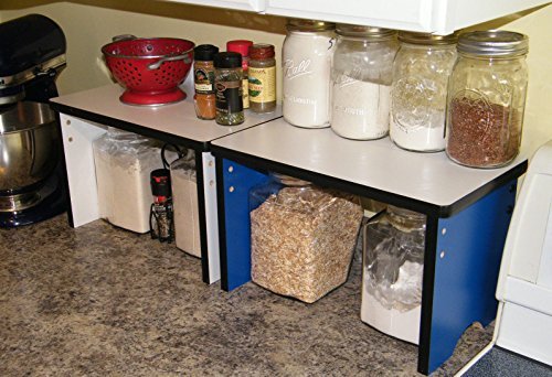 Kitchen Countertop Small Shelf Space Saver Organizer Stackable