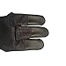 ArcheryMax Handmade Leather Three Finger Archery Gloves,Large,Black