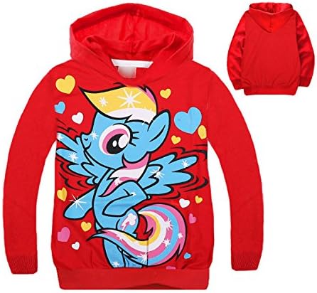Lovelygift My Little Pony Cartoon Printing Long Sleeved Hoodie Sport Coat Sweater Jacket