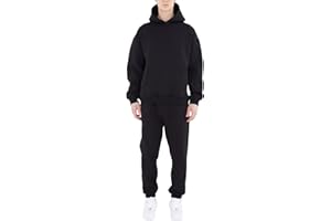 HHGKED Men's Sweatsuits 2 Piece Outfits Baggy Travel Vacation Fashion Clothes Casual Hoodie Jogging Track suits Sets