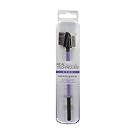 Real Techniques Lash Brow Groomer, with Custom Cut Synthetic Bristles and Extended Aluminum Ferrules, for an Even and Streak Free Application, Uniquely Shaped & Color Coded