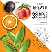 MATI Plant-Powered Sparkling Organic Energy Drink, Variety Pack, Peach Mango + Citrus + Passion Fruit, 40 Calories, 12 Fl Oz, Pack of 12