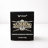 VTROUY Numbing Cream for skin: Long Lasting with Arnica and Emu Oil 1.56 fl.oz