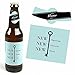 Home Sweet Home - Housewarming Gift for Women and Men - 6 Beer Bottle Label Stickers and 1 Carrier