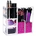 Lifewit Brush Holder Lipstick Case Drawer Dustproof Box Premium Quality 5mm Thick Makeup Acrylic Organizer Cosmetic Storage Display Lid With Rosy Pearl
