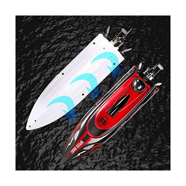 SSBH High-Speed-Fernbedienung Boot 2.4G Wasserschnellboot Navigationsmodell Spielzeug der Kinder Competitive Schnellboot… – Bild 6