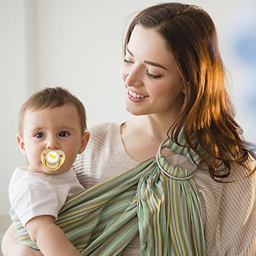 Baby Initial Crown Pacifier with Clip, Crystal Rhinestone Bling