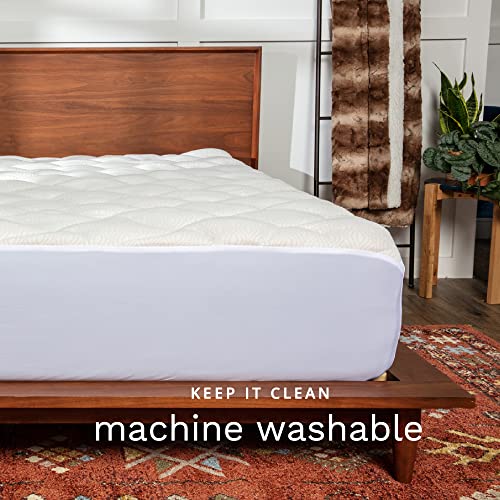 ViscoSoft Copper Mattress Pad Twin Extra Plush Pillowtop Mattress