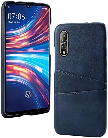 EASYCOB PU Leather Soft Mobile Phone Case For Vivo S1 Shock Dust Proof Anti-scratch Protective Cover with 2 Card Slots Full Body Cover