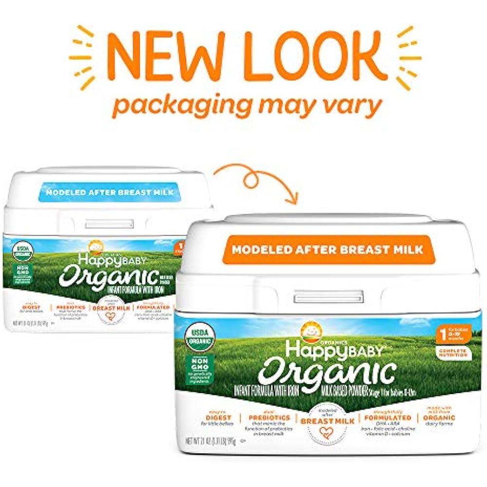 Baby Formula Happy Organic Infant Milk Based Powder With