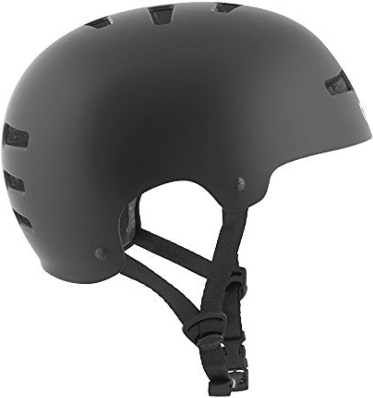 TSG Unisex Evolution Solid Color Helm, Schwarz (satin black), S/M EU 2