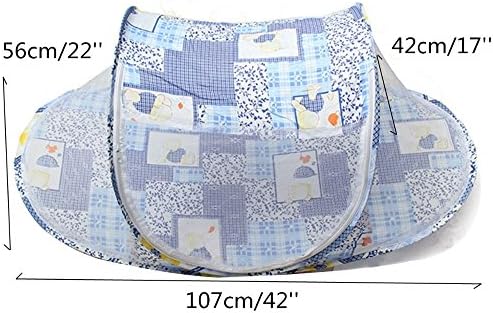 Instant Portable Breathable Travel Baby Tent, Beach Play Tent,Keep from insects and mosquitoes -Air flowing and Enough Space for Babies (Blue)