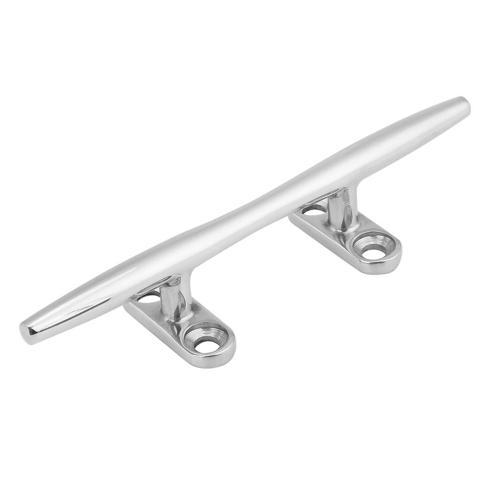 Marine Boat Cleats Stainless Steel Boat Cleats 6" Stainless Steel Marine Boat Dock Deck Rope Cleat Hollow Base Bollard