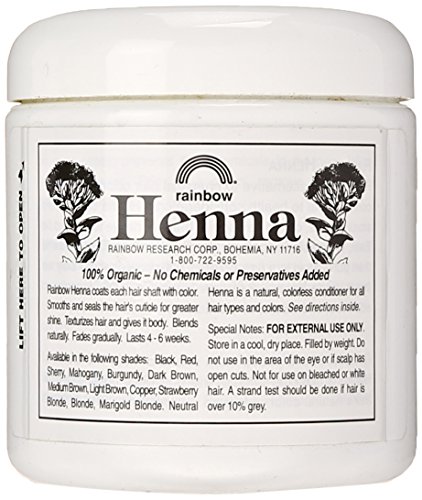 Rainbow Research Henna Hair Color and Conditioner, Persian Marigold Blonde/Golden Blonde, 4 Ounce