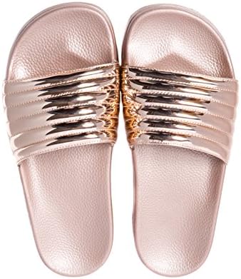 Slydes - SS18 Port Rose Gold Women's Slider Sandals RRP $35