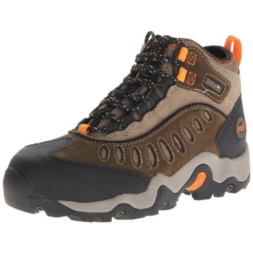 timberland pro men's flume mid steel toe waterproof industrial boot